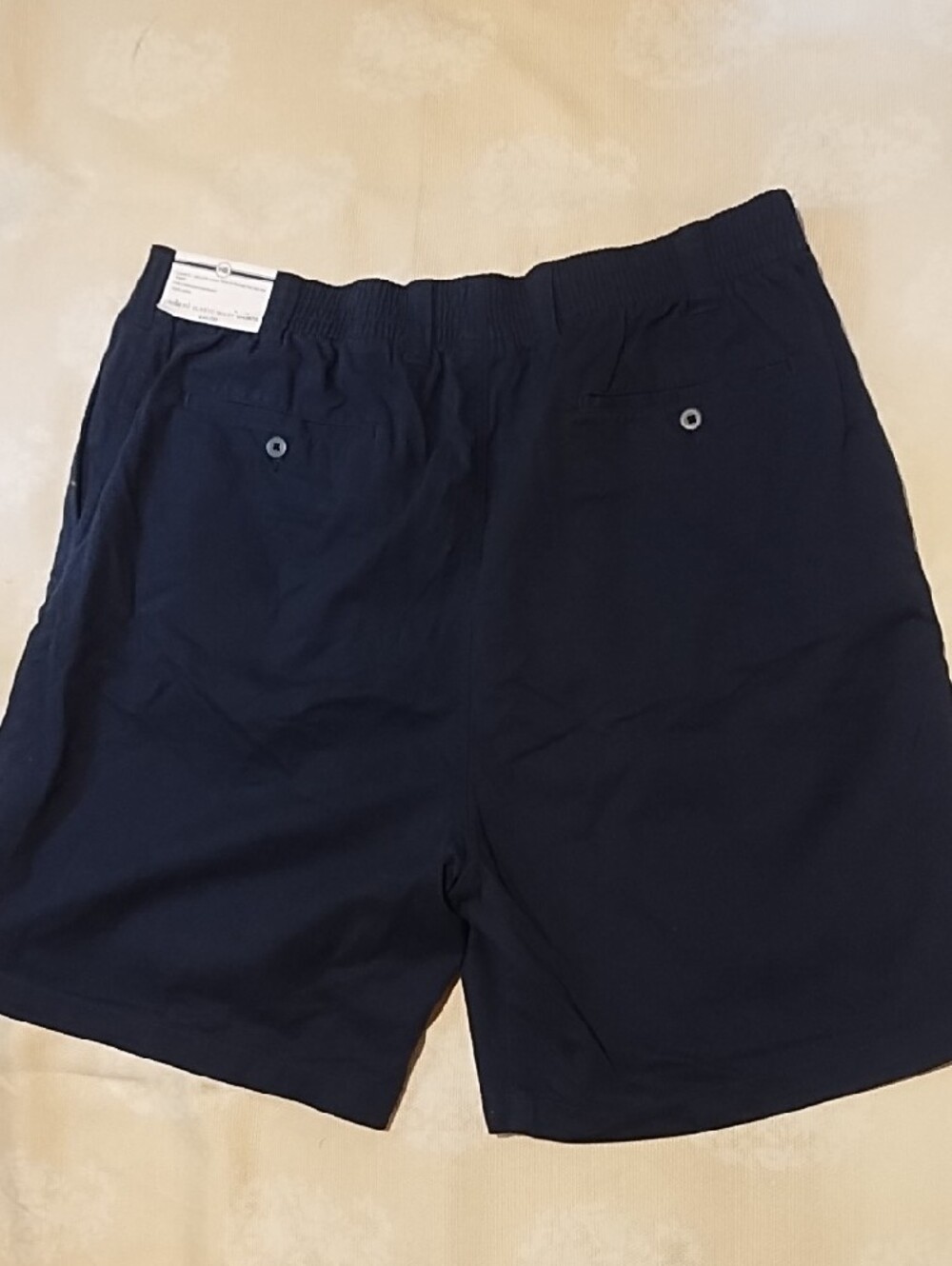 Harbor Bay Nwt size 1XL Men's Navy Flat-Front Shorts. - Picture 8 of 9